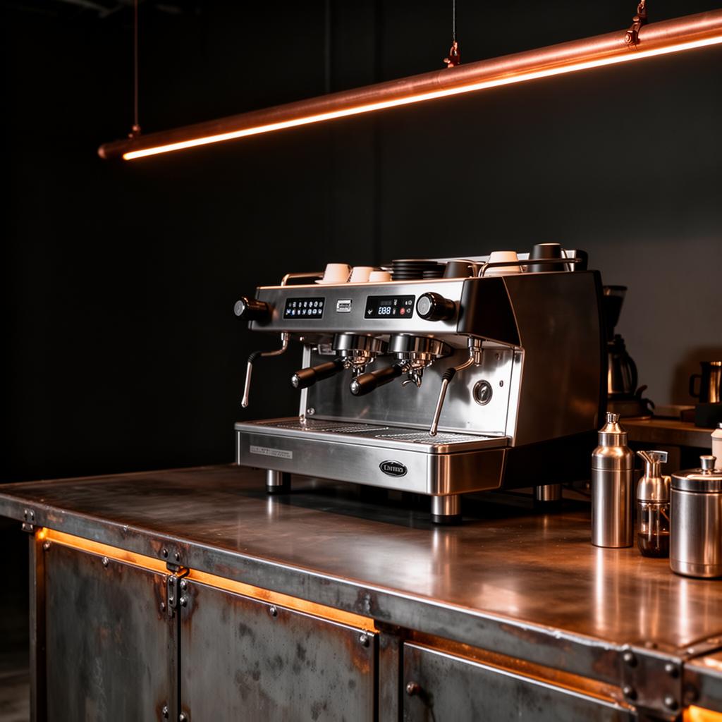 Detailansicht professionelle Kaffeestation
